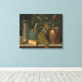William Harnett - Just Dessert Leinwanddruck (Insitu (Holzboden))