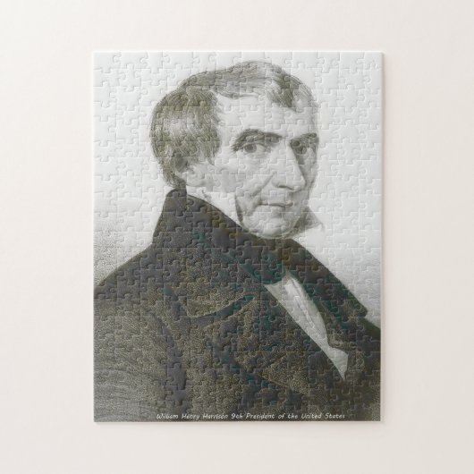 William Harrison 9. Präsident von Amerika. Puzzle (Vertikal)