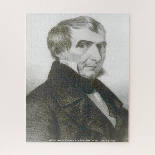 William Harrison 9. Präsident von Amerika. Puzzle (Vertikal)