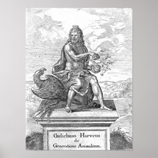 William Harvey's ' De Generatione Animalium' Poster (Vorne)