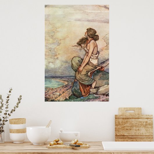 William Heath Robinson - Capetown Poster (Küche)