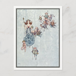 William Heath Robinson - Ein Sommernachtstraum Postkarte