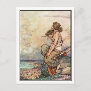 William Heath Robinson - Ein Song der Engländer Postkarte