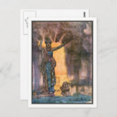 William Heath Robinson - Singapur Postkarte (Vorne/Hinten)