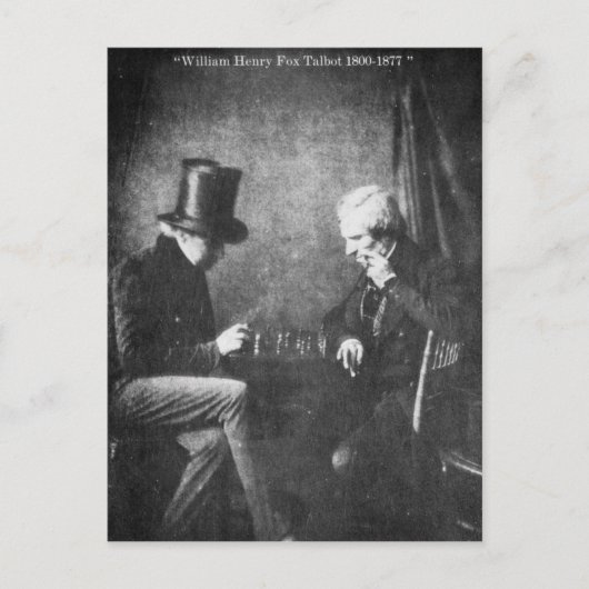 William Henry Fox Talbot Postkarte (Vorderseite)