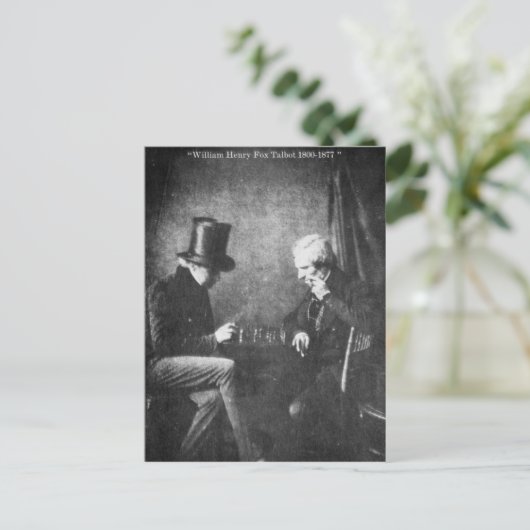 William Henry Fox Talbot Postkarte (Stehend Vorderseite)