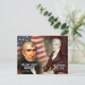 William Henry Harrison - 9. Präsident der USA Postkarte (Stehend Vorderseite)