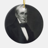 William Henry Harrison, 9. Präsident vereinigen Keramik Ornament (Vorne)