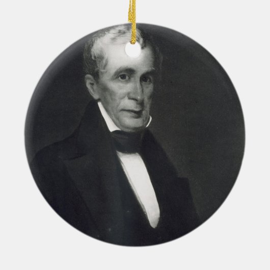 William Henry Harrison, 9. Präsident vereinigen Keramik Ornament (Hinten)