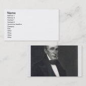 William Henry Harrison, 9. Präsident vereinigen Visitenkarte (Vorne/Hinten)