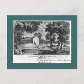 William Henry Harrison Grab, North Bend, Ohio Postkarte