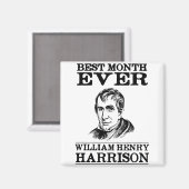 William Henry Harrison Magnet (Vorderseite/Rückseite)