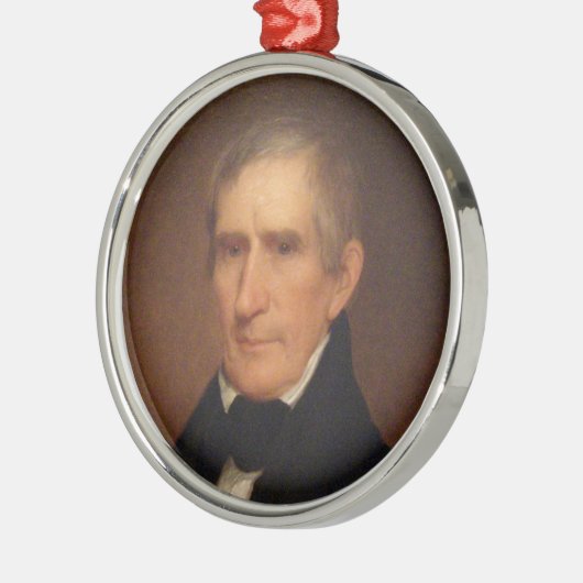 William Henry Harrison Silbernes Ornament (Links)