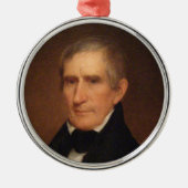 William Henry Harrison Silbernes Ornament (Vorne)