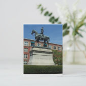 William Henry Harrison-Statue Postkarte (Stehend Vorderseite)