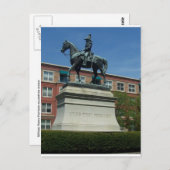 William Henry Harrison-Statue Postkarte (Vorne/Hinten)