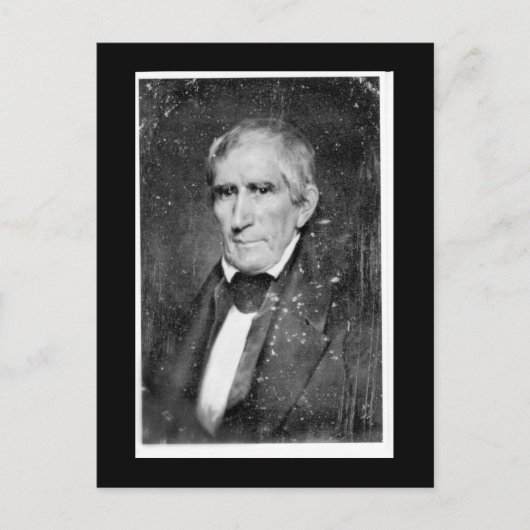 William Henry Harrison Vintag Foto Postcard Postkarte (Vorderseite)
