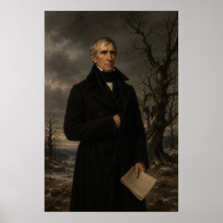 William Henry Harrison Winterlandschaft Poster