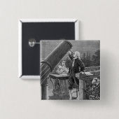 William Herschel entdeckt den Planeten Uranus Button (Vorne & Hinten)