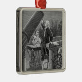 William Herschel entdeckt den Planeten Uranus Ornament Aus Metall (Rechts)