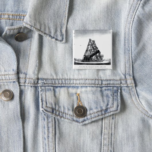 William Herschels vierzig Fuß-Teleskop Button (Beispiel)