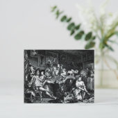 William Hogarth Art Postkarte (Stehend Vorderseite)