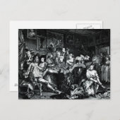 William Hogarth Art Postkarte (Vorne/Hinten)