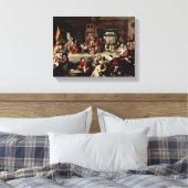 William Hogarth - Das Bankett Leinwanddruck (Insitu (Schlafzimmer))