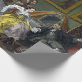 William Hogarth Ehe à-la-Mode The Countess's Geschenkpapier (Ecke)