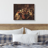 William Hogarth - In einer Taverne Leinwanddruck (Insitu (Schlafzimmer))