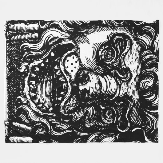 William Hogarths Löwenkopf Taverne Fleecedecke (Vorderseite (Horizontal))