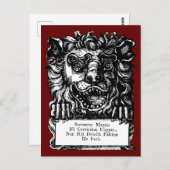 William Hogarths Löwenkopf Taverne Postkarte (Vorne/Hinten)