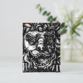 William Hogarths Löwenkopf Taverne Postkarte (Stehend Vorderseite)