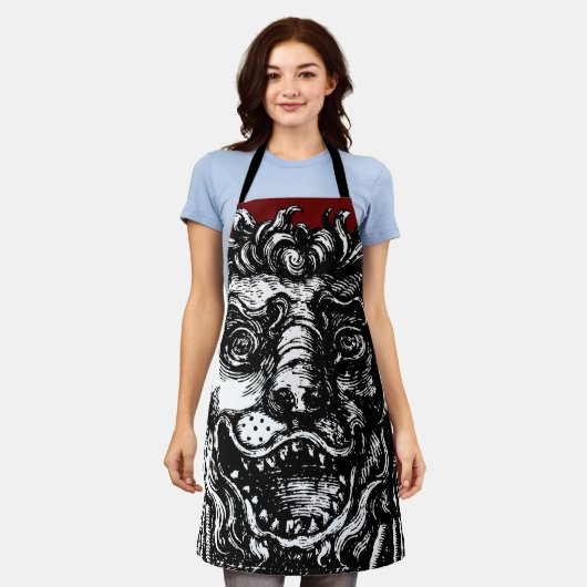 William Hogarths Löwenkopf Taverne Schürze (Getragen)