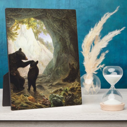 William Holbrook Bart Bear and Cubs 1864 Fotoplatte (Seite)