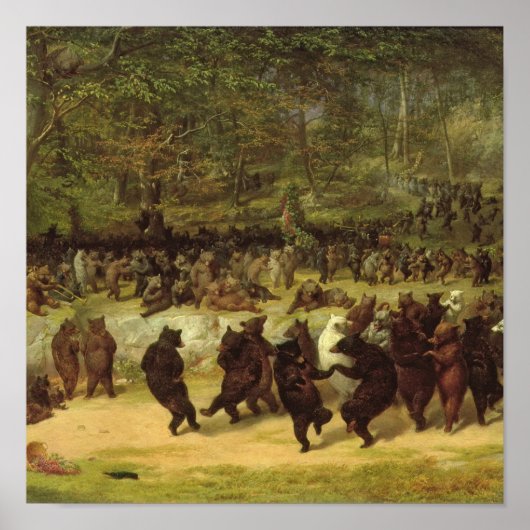 William Holbrook Bart - Der Bärentanz Poster (Vorne)