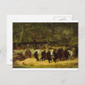 William Holbrook Bart - Der Bärentanz Postkarte (Vorne/Hinten)