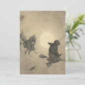 William Holbrook Bart The Hexe's Ride 1870 Einladung (Stehend Vorderseite)