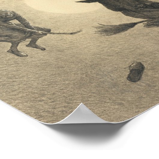 William Holbrook Bart The Hexe's Ride 1870 Poster (Ecke)