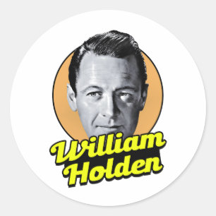 William Holden Classic Runder Aufkleber