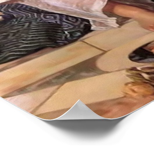 William Holman Hunt Isabella und der Pot of Basil Poster (Ecke)