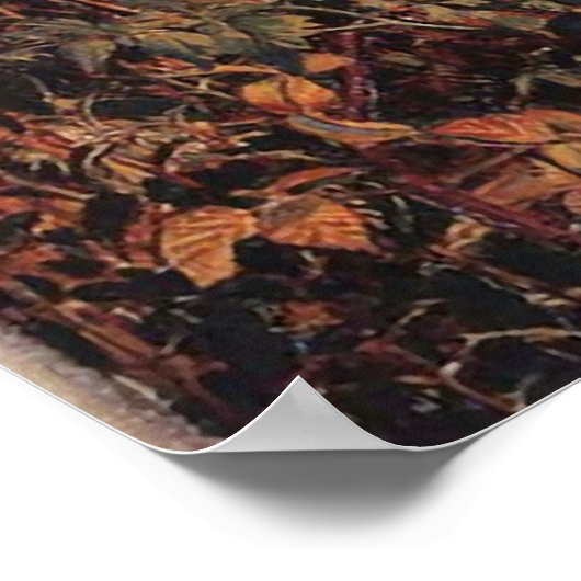 William Holman Hunt Light of the World Poster (Ecke)