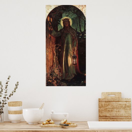 William Holman Hunt Light of the World Poster (Küche)