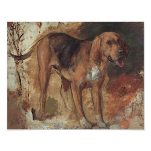 William Holman Hunt - Study of a Bloodhound Fotodruck