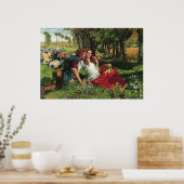 William Holman Hunt The Hireling Shepherd Poster (Küche)