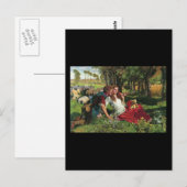 William Holman Hunt The Hireling Shepherd Postkarte (Vorne/Hinten)