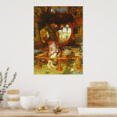 William Holman Hunt The Lady of Shalott Poster (Küche)