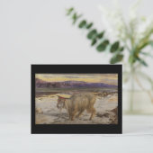 William Holman Hunt The Scapegoat Postkarte (Stehend Vorderseite)