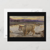William Holman Hunt The Scapegoat Postkarte (Vorne/Hinten)