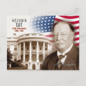 William Howard Taft - 27. Präsident der USA Postkarte (Vorderseite)